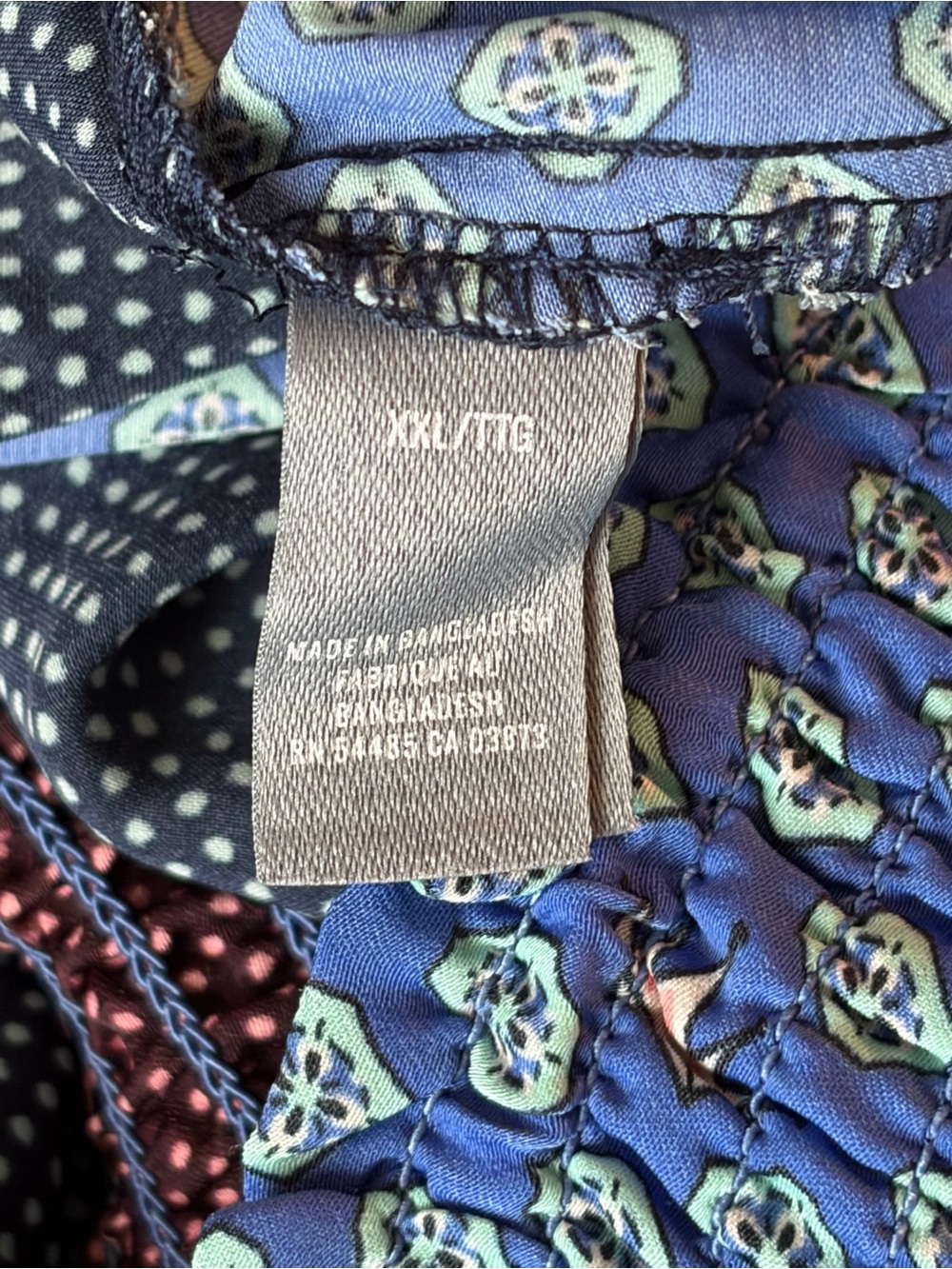 aerie Navy Wide-Leg Pants with Blue & Yellow Trim - Picture 6 of 11